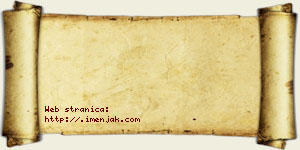 Danijela Hinić vizit kartica